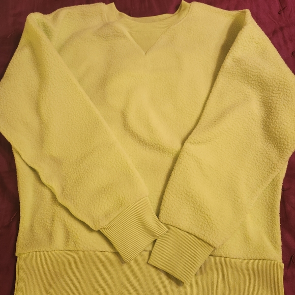 24 TEREZ NEW YORK CREW NECK SWEATER XS LIME GREEN - Picture 1 of 4